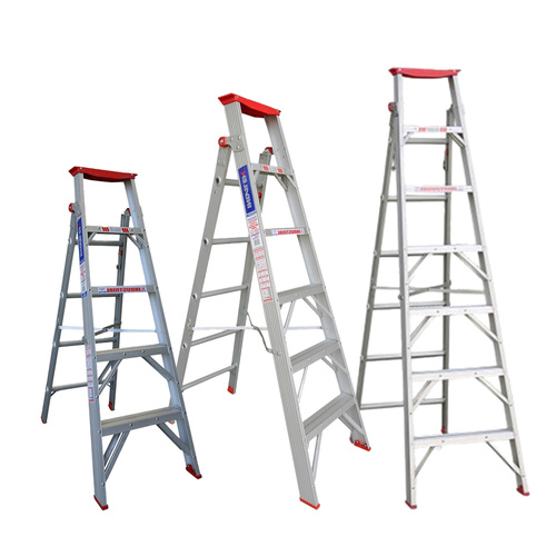 Indalex 5 - 7 Steps 150kg Rated Industrial Dual Purpose Aluminium Step Ladder