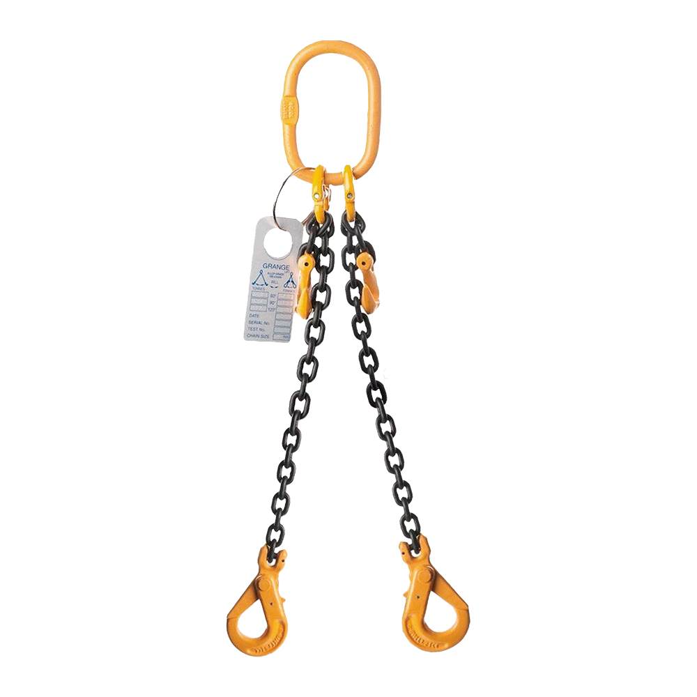 2 Metre Two-Leg Chain Sling - 8mm Grade 80