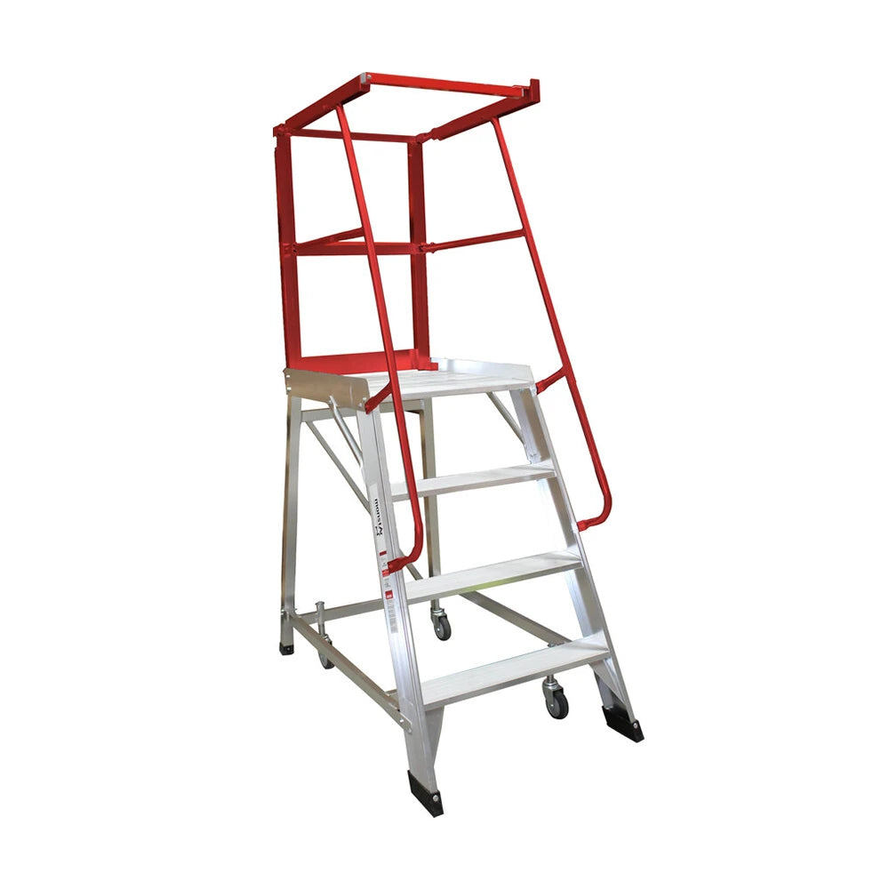 150kg Rated Mobile Order Picker Ladder